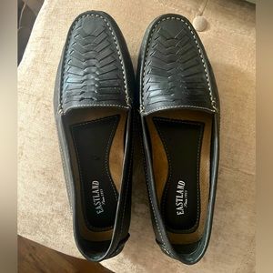 Eastland Leather Loafers - very dark olive